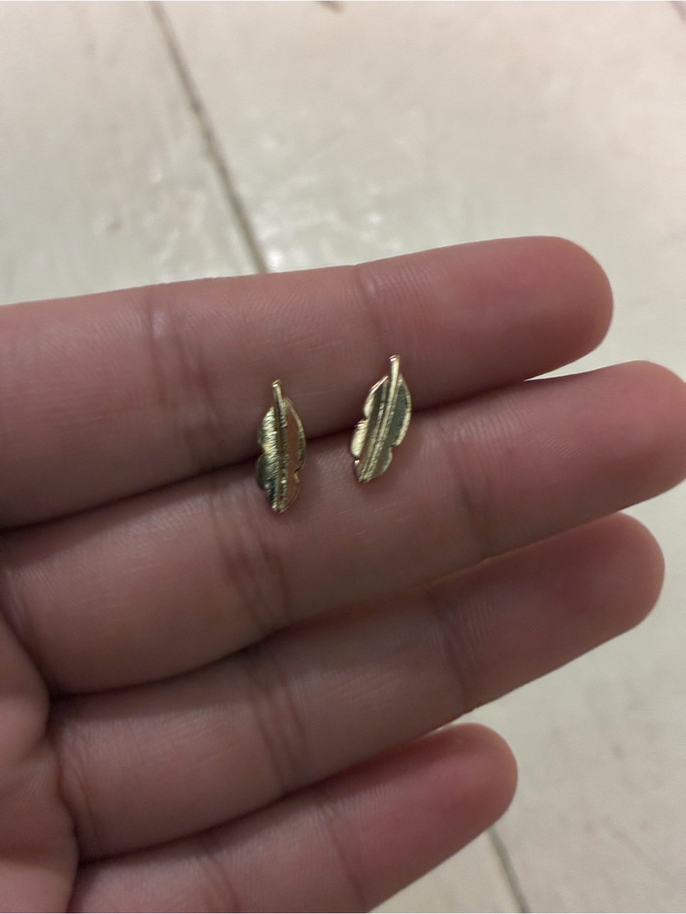Gold Leaf Earring
